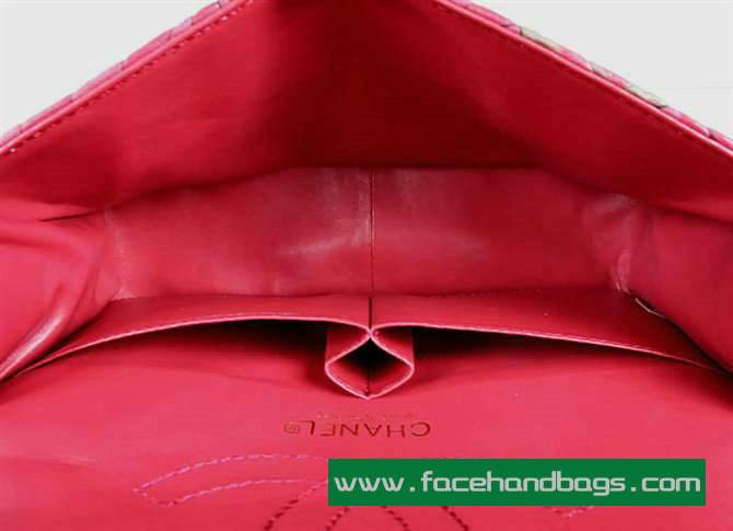 Chanel 2.55 Rose Handbag 50145 Gold Hardware-Red Gold